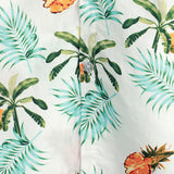 Chemise en Coton de Plage Hawaïenne avec Imprimé d'Ananas pour Homme, à Manches Courtes et Boutons