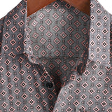 Chemise à Manches Courtes en Coton pour Homme avec Boutons