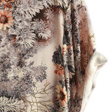 Chemise Casual en Coton Rétro à Boutons avec Imprimé Floral pour Homme