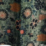 Chemise à Manches Courtes en Coton Vintage Décontractée avec Imprimé Floral pour Homme