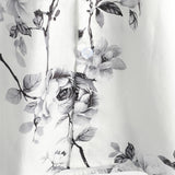 Chemise Hawaïenne en Coton Blanc à Fleurs pour Homme