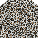 Chemise en Coton à Manches Courtes Léopard pour Homme