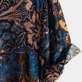 Chemise en Coton de Resort à Manches Courtes Florale Rétro pour Homme