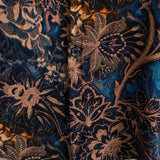 Chemise en Coton de Resort à Manches Courtes Florale Rétro pour Homme