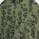 Chemise à Manches Courtes en Coton à Boutons Vintage Florale pour Homme