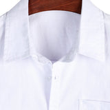 Chemise Casual en Coton à Manches Courtes pour Homme