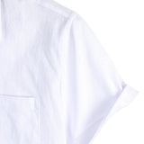 Chemise Casual en Coton à Manches Courtes pour Homme