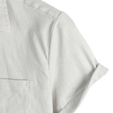 Chemise Casual en Coton à Manches Courtes pour Homme