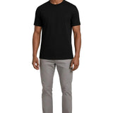 T-shirt Slim-Fit pour Homme en Noir