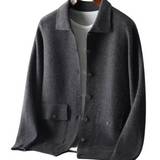 Janus cardigan en laine mérinos