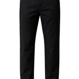 Pantalons pour hommes – Coupe droite en coton avec élasticité