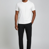 T-Shirt Slim-Fit Blanc pour Hommes