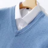 Pull élégant à col en V