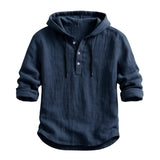 Adam – chemise en lin à capuche