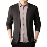 Chemise et cardigan 2-en-1