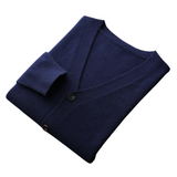 Cardigan tricoté en laine mérinos Faunus