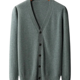 Cardigan tricoté en laine mérinos Faunus