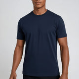T-shirt Slim-Fit pour Homme en Marine
