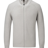Four Seasons Cardigan zippé en laine mérinos
