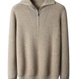 Pull en Cachemire Portofino à Col Zippé