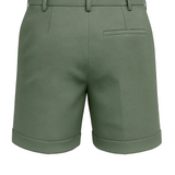 Shorts pour hommes à plis et poches – verts et polyvalents