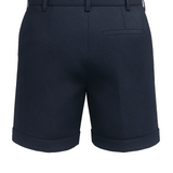 Shorts pour hommes avec plis et poches – Marine et polyvalents