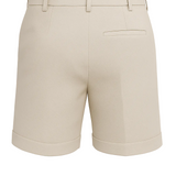 Shorts pour homme à plis et poches – off-white et polyvalents