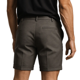 Shorts pour hommes à plis et poches – gris foncé et polyvalents