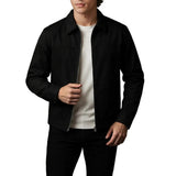 Veste en Twill Légère pour Hommes – Noir – Coupe Standard