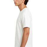 T-shirt en Coton pour Homme – Respirant à Manches Courtes Col Rond – Blanc
