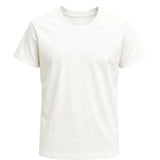 T-shirt en Coton pour Homme – Respirant à Manches Courtes Col Rond – Blanc
