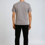 T-shirt pour Homme en Coton – Respirant à Manches Courtes Col Rond – Gris Fer