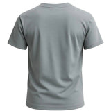 T-shirt en Coton pour Homme – Respirant à Manches Courtes Col Rond – Gris Fer