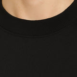 T-shirt en Coton pour Homme – Respirant à Manches Courtes et Col Rond – Noir