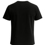 T-shirt en Coton pour Homme – Respirant à Manches Courtes et Col Rond – Noir