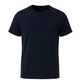 T-shirt pour Homme en Coton – Respirant à Manches Courtes Col Rond – Bleu Marine