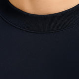 T-shirt pour Homme en Coton – Respirant à Manches Courtes Col Rond – Bleu Marine