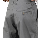 Pantalons pour hommes – Coupe droite en coton avec élasthanne