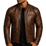 Veste en Cuir Vintage