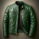 Veste en Cuir Vintage
