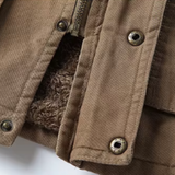 Veste d'hiver décontractée en coton