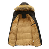 Veste d'hiver élégante avec doublure en polaire matelassée