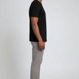 T-shirt Slim-Fit pour Homme en Noir