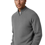 Pull à col montant Herre Half-Zip – Gris