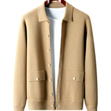 Janus cardigan en laine mérinos