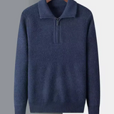 Pull Gstaad en Cachemire à Zip Quart