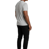 T-Shirt Slim-Fit pour Hommes en Argent Brume