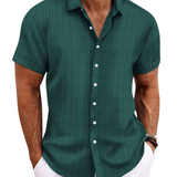 Chemise Casual à Manches Courtes
