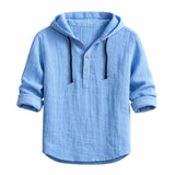 Adam – chemise en lin à capuche