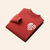 Pull en Cachemire Cœur Bora Bora